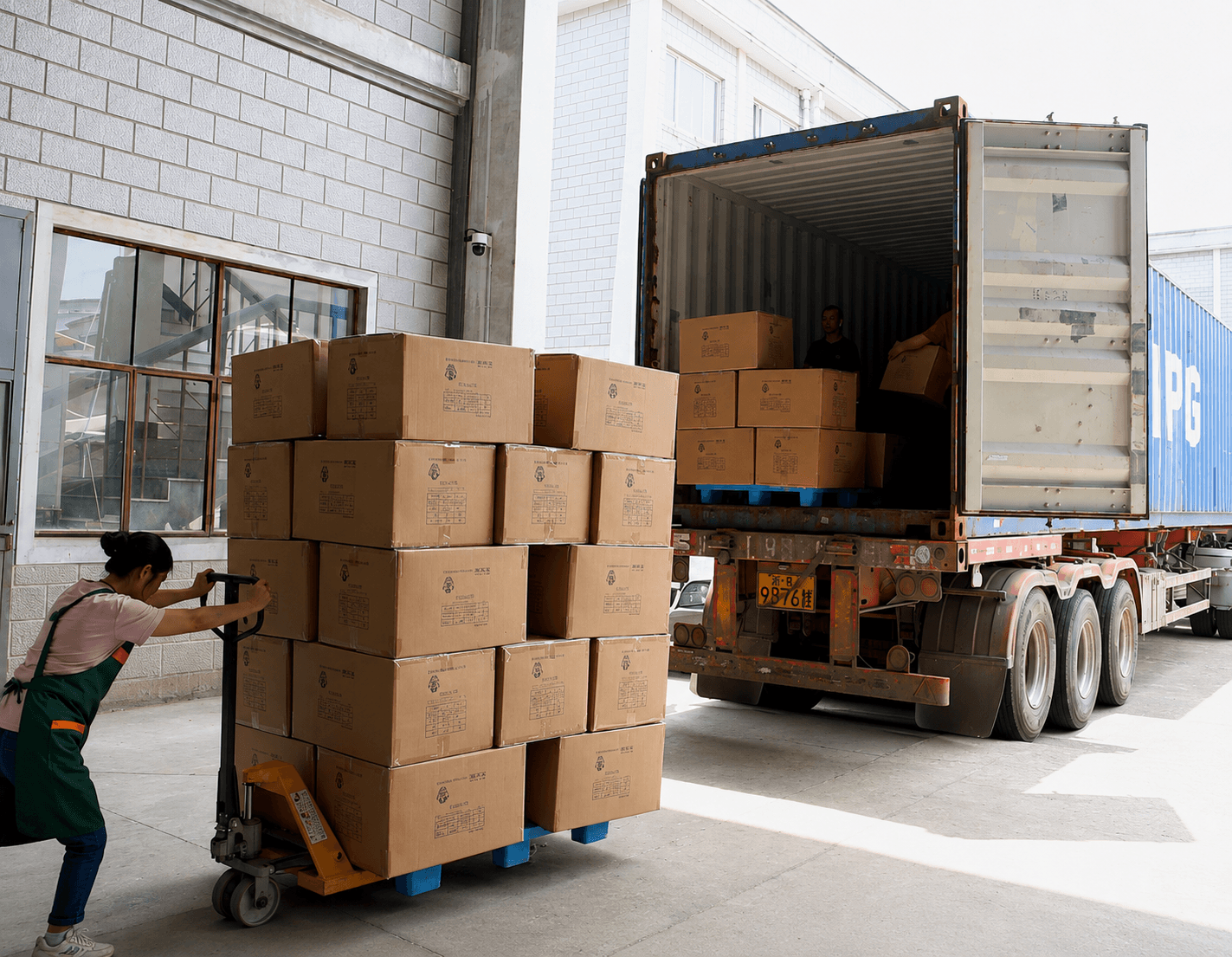 Shipping factory image