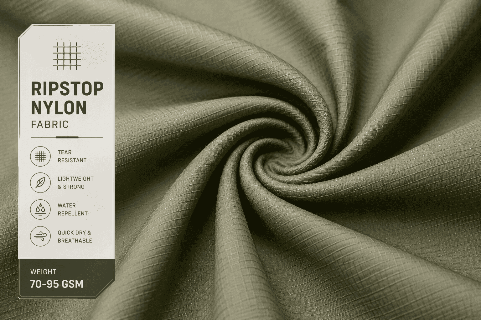 Curved-Piped Raglan Stand-Collar Jacket Ripstop Nylon material reference for OEM manufacturing review