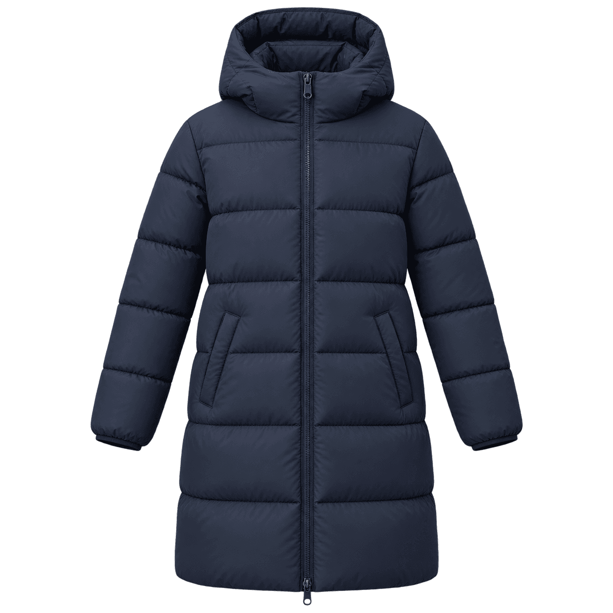 Longline Hooded Quilted Padded Coat puffer jacket manufacturer - Forthright factory production detail