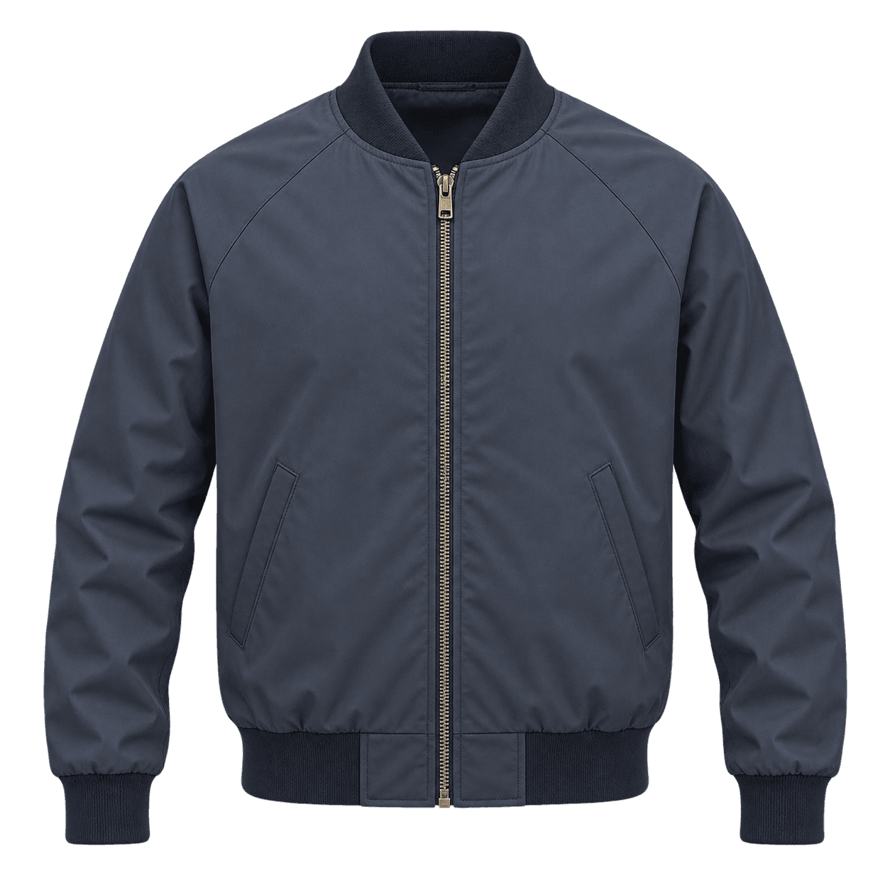 Stand-Collar Raglan Bomber Jacket jackets and outerwear manufacturer - Forthright factory production detail