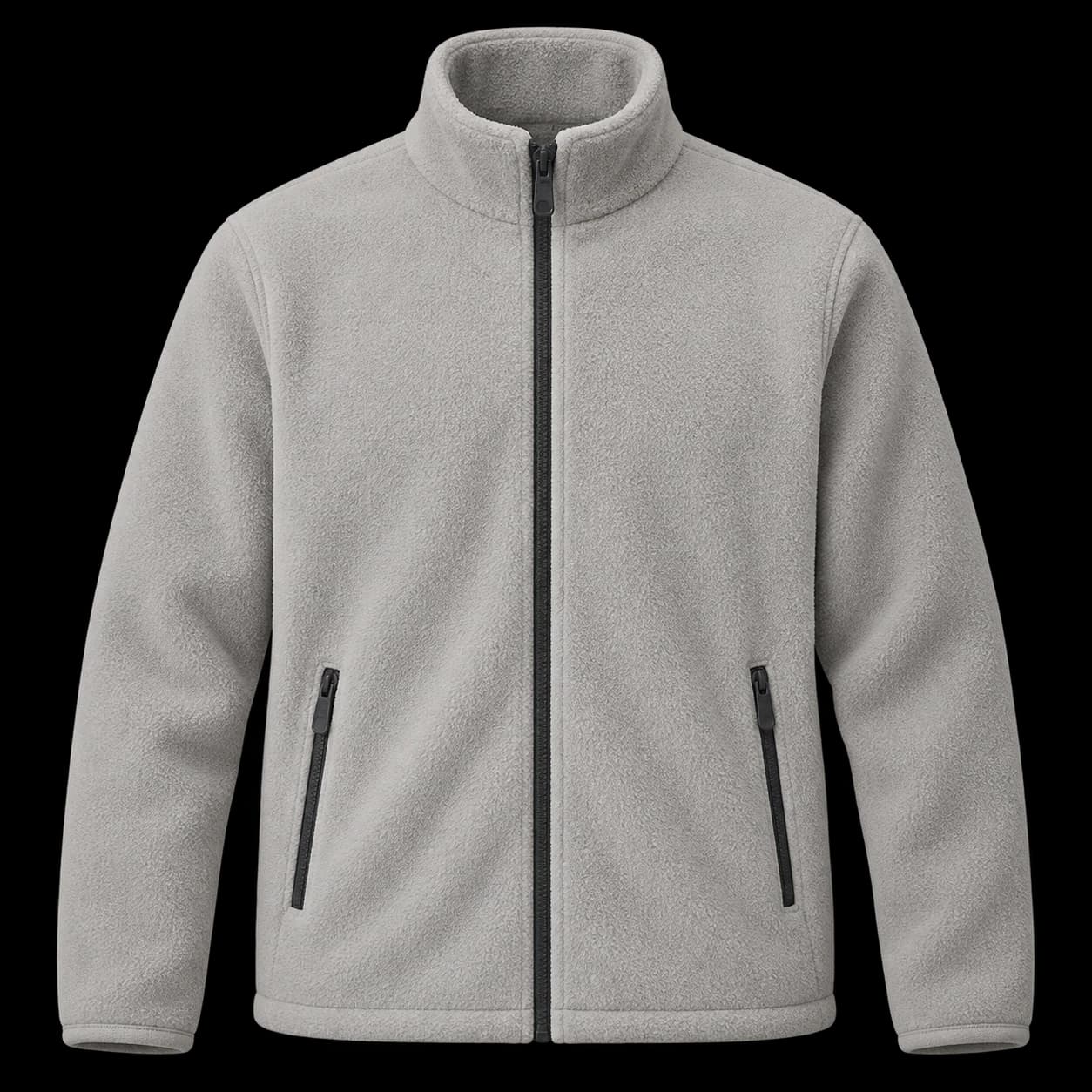 Full-Zip Stand-Collar Fleece Jacket jacket and outerwear in china manufacturer - Forthright factory production detail