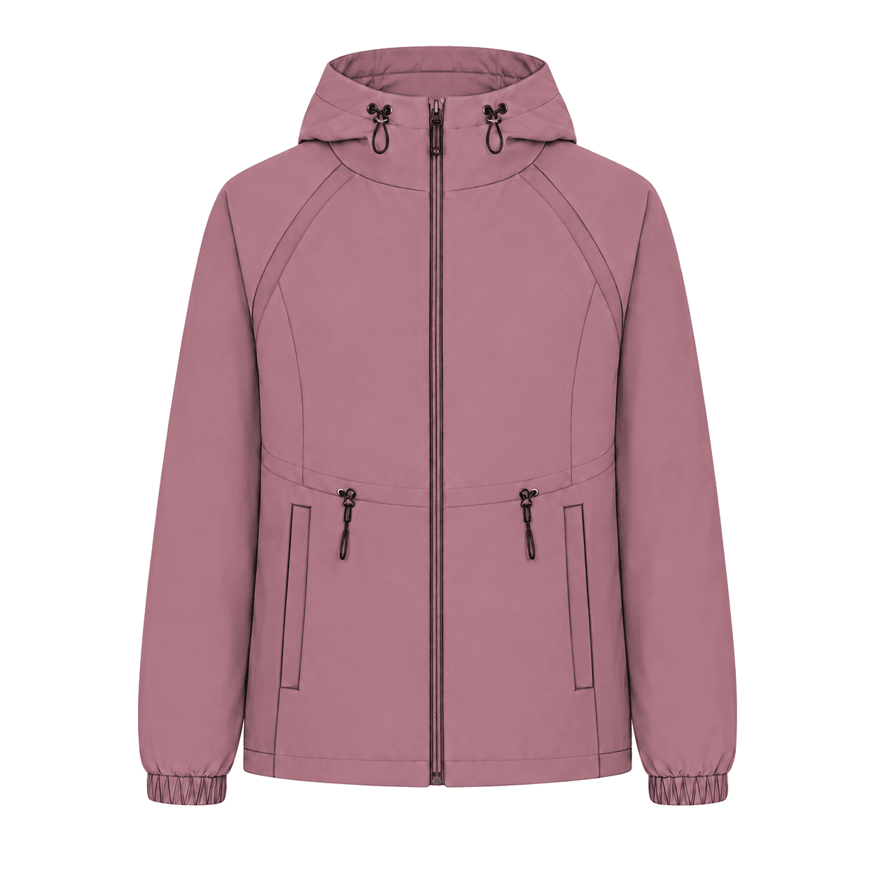 Curved-Panel Hooded Jacket jacket and outerwear in china manufacturer - Forthright factory production detail