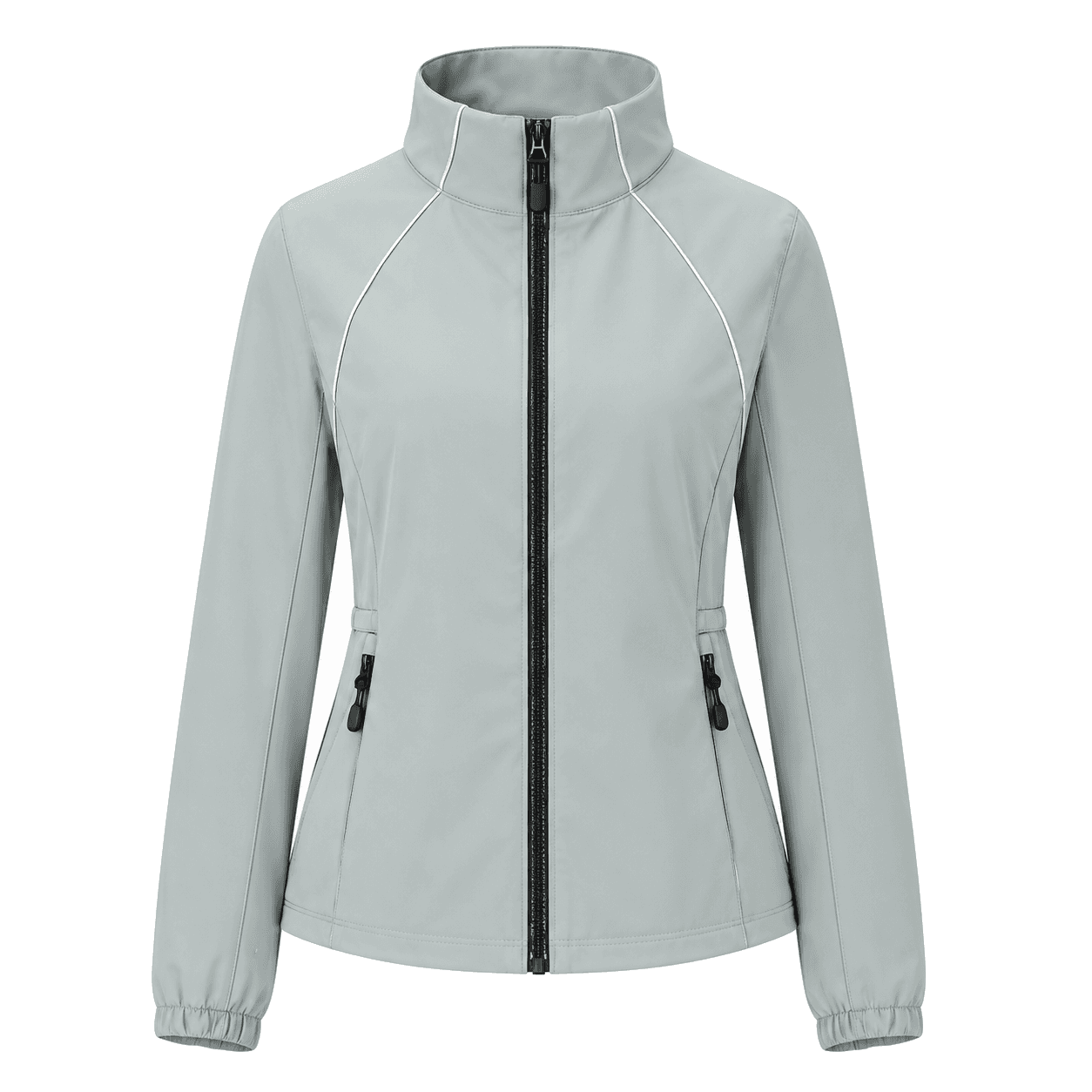 Piped Stand-Collar Drawcord Jacket jacket and outerwear in china manufacturer - Forthright factory production detail