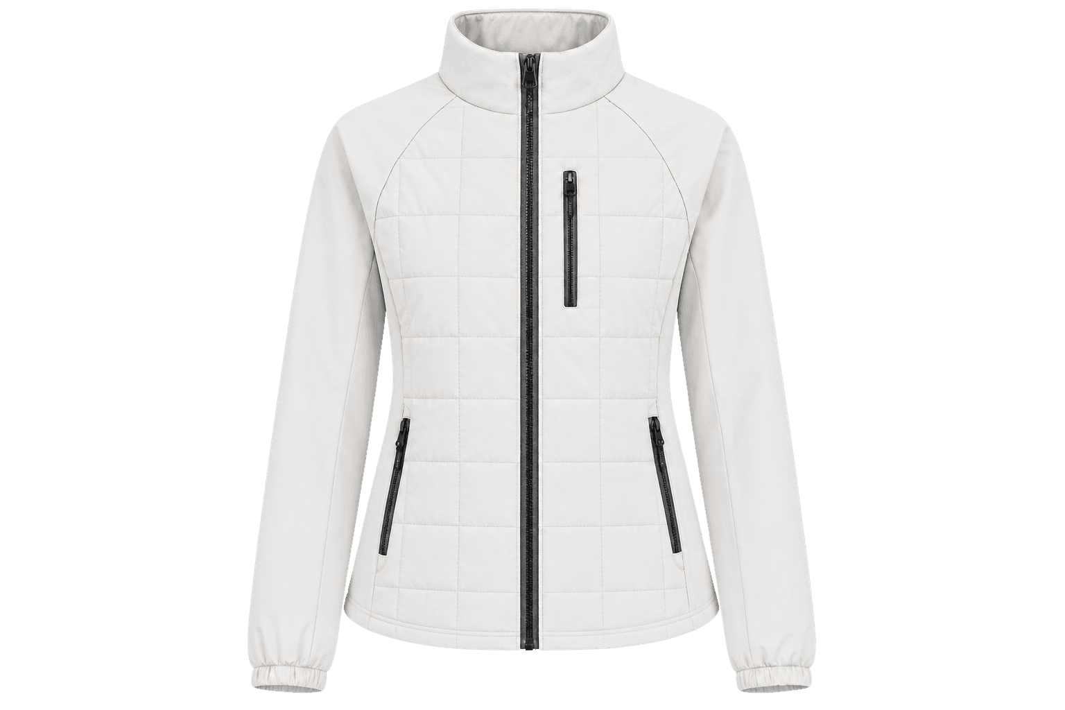 Grid-Quilted Stand-Collar Jacket jacket and outerwear in china manufacturer - Forthright factory production detail