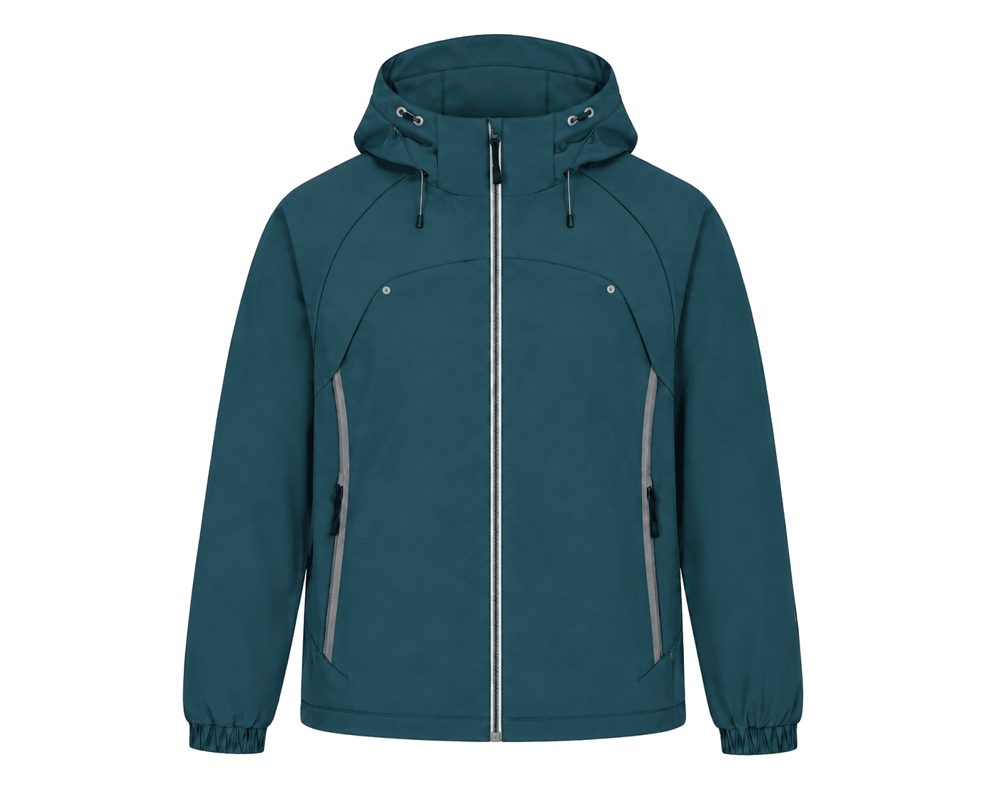 Contrast-Piped Hooded Jacket lightweight jacket manufacturer - Forthright factory production detail