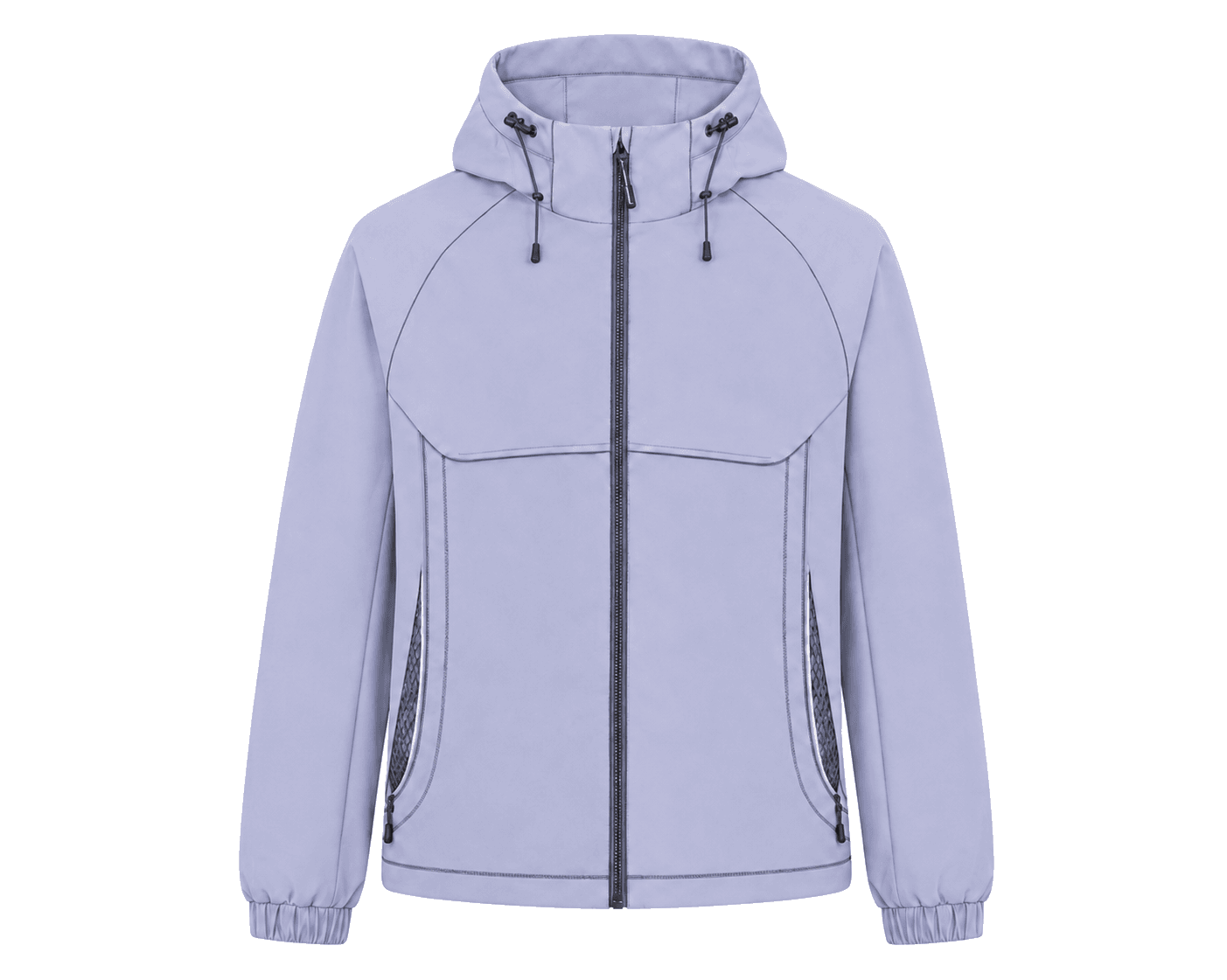 Chest-Yoke Hooded Pocket Jacket lightweight jacket manufacturer - Forthright factory production detail