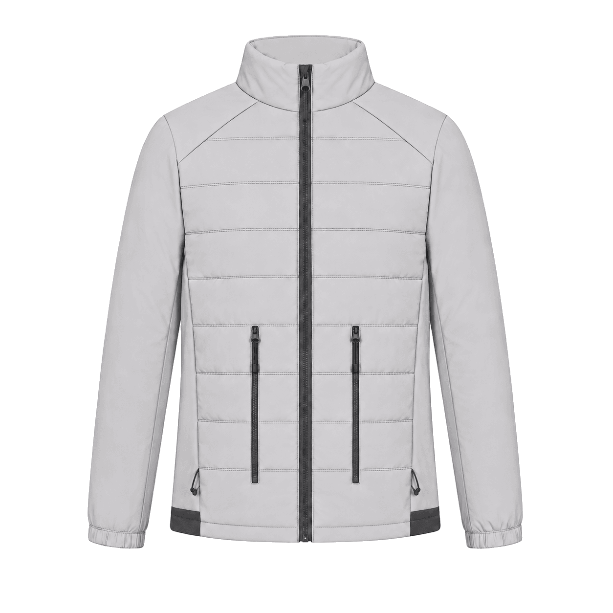 Horizontal-Baffle Stand-Collar Puffer Jacket puffer jacket manufacturer - Forthright factory production detail