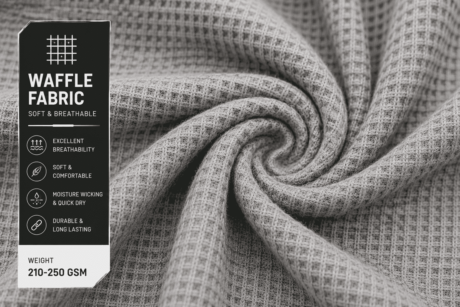 Curved-Stripe Pocket Shorts Waffle material reference for OEM manufacturing review
